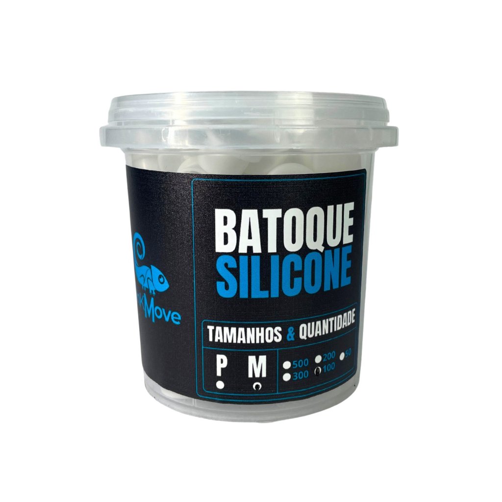 Batoque Ink Move Silicone Branco 