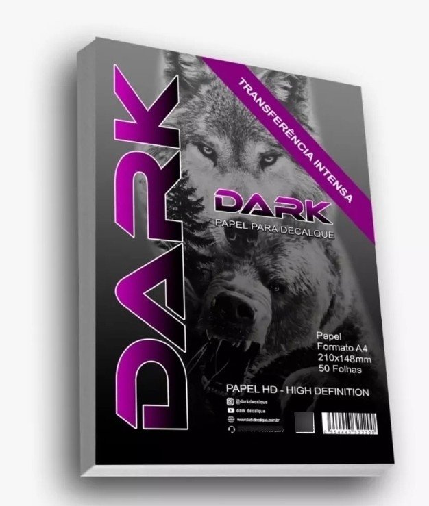 Papel high definition dark stencil - 50fls