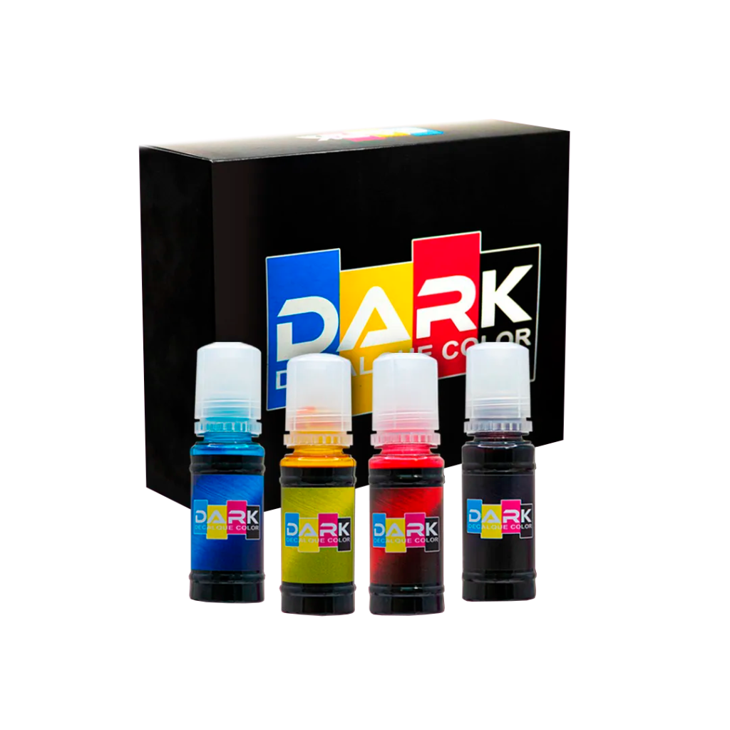 Kit tinta decalque dark stencil - 80ml