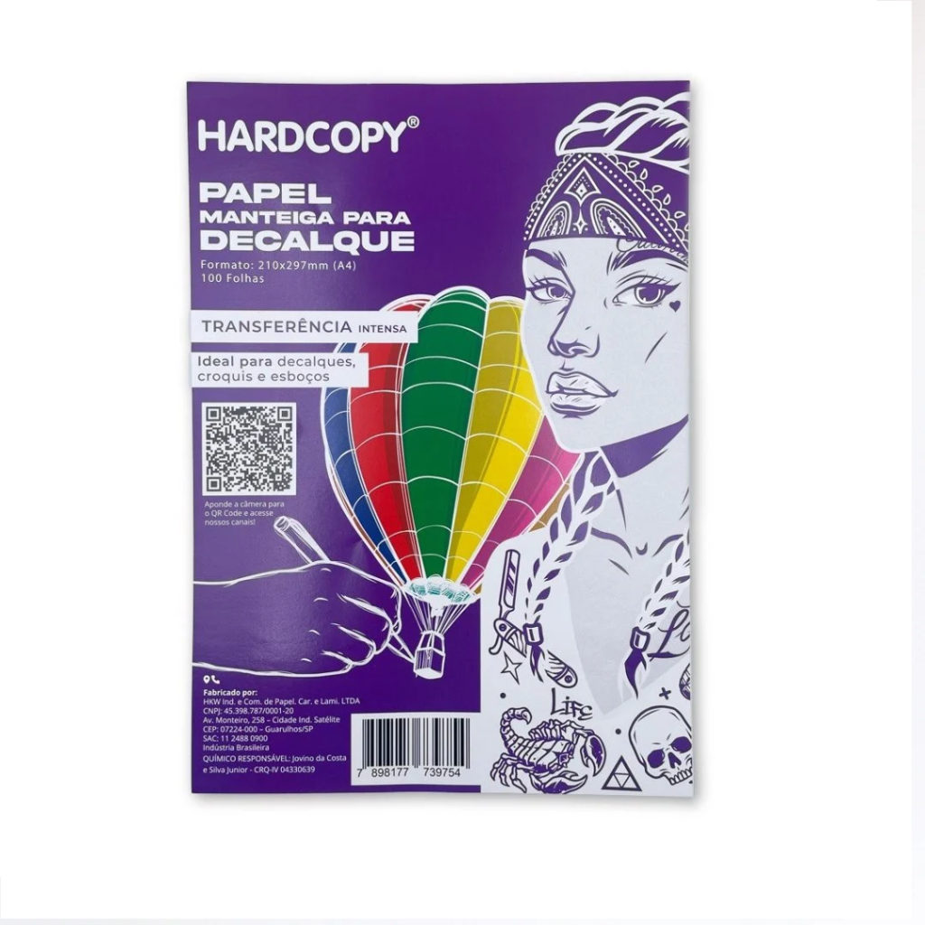 Papel Manteiga HardCopy - 100 fls