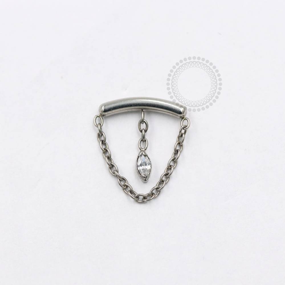 Topo arco com pingente ponto de luz-tn898