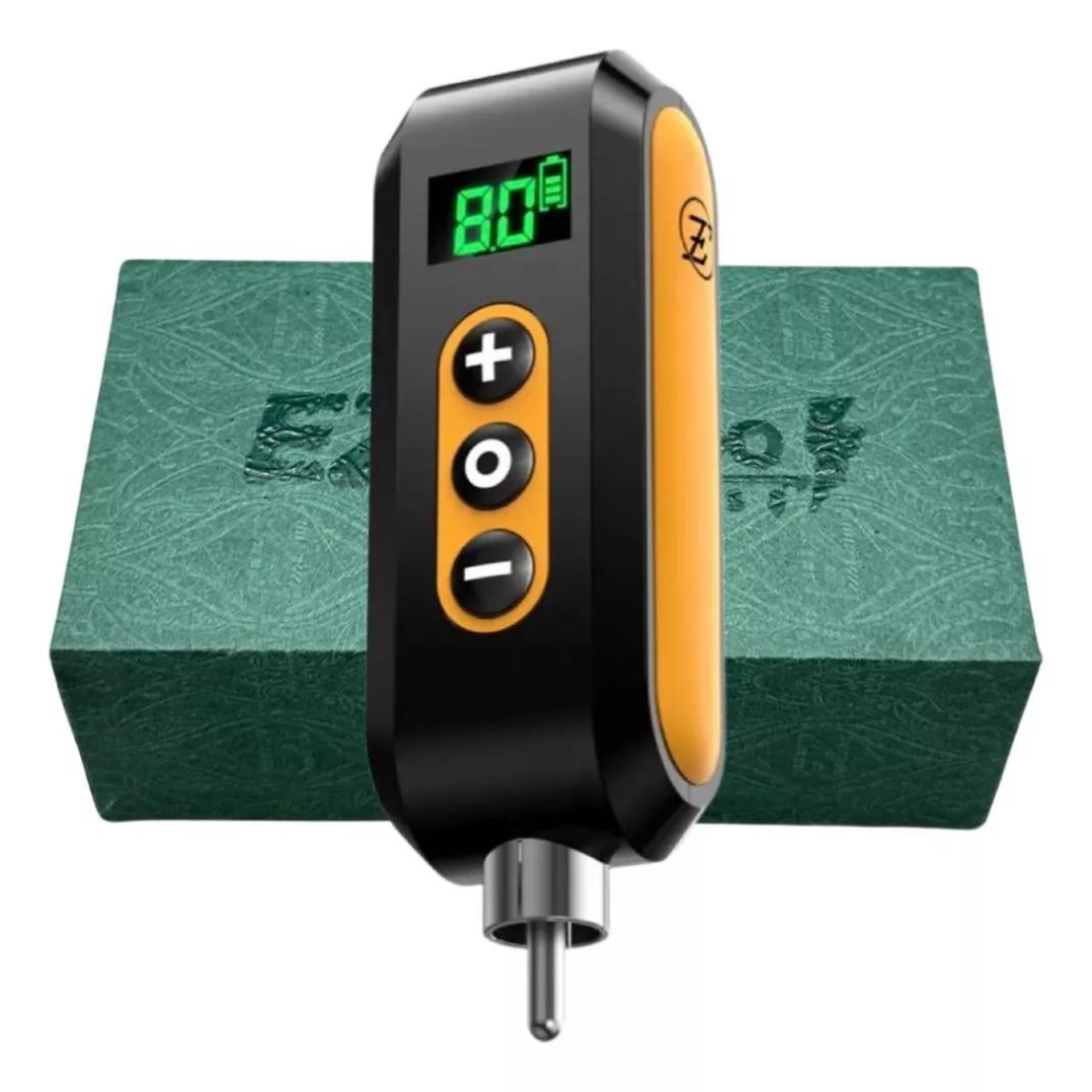 Fonte Tatuagem Sem Fio Ez Tattoo Wireless Bateria Pen Rca