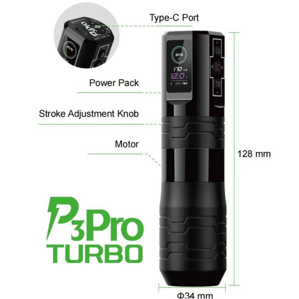 Máquina pen P3 pró turbo