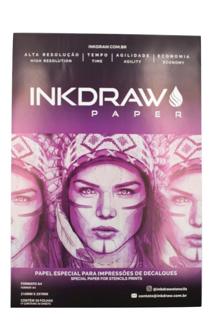 Papel inkdraw paper a4 - 50fls