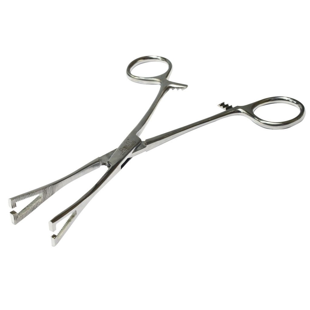 Pinça triangular aberta