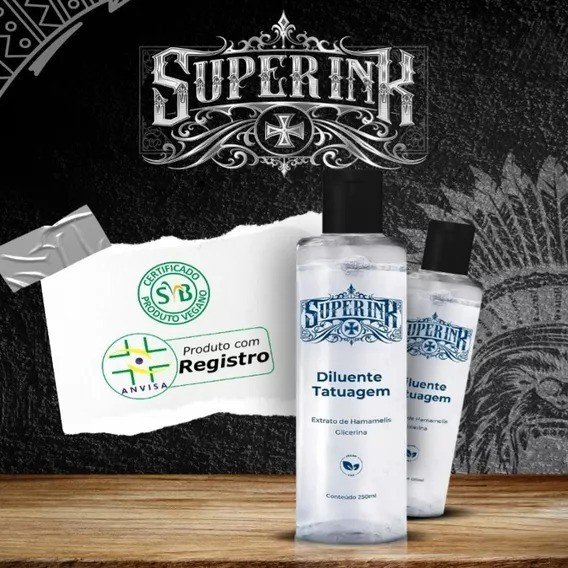 Diluente Para Tatuagem Tattoo Super Ink