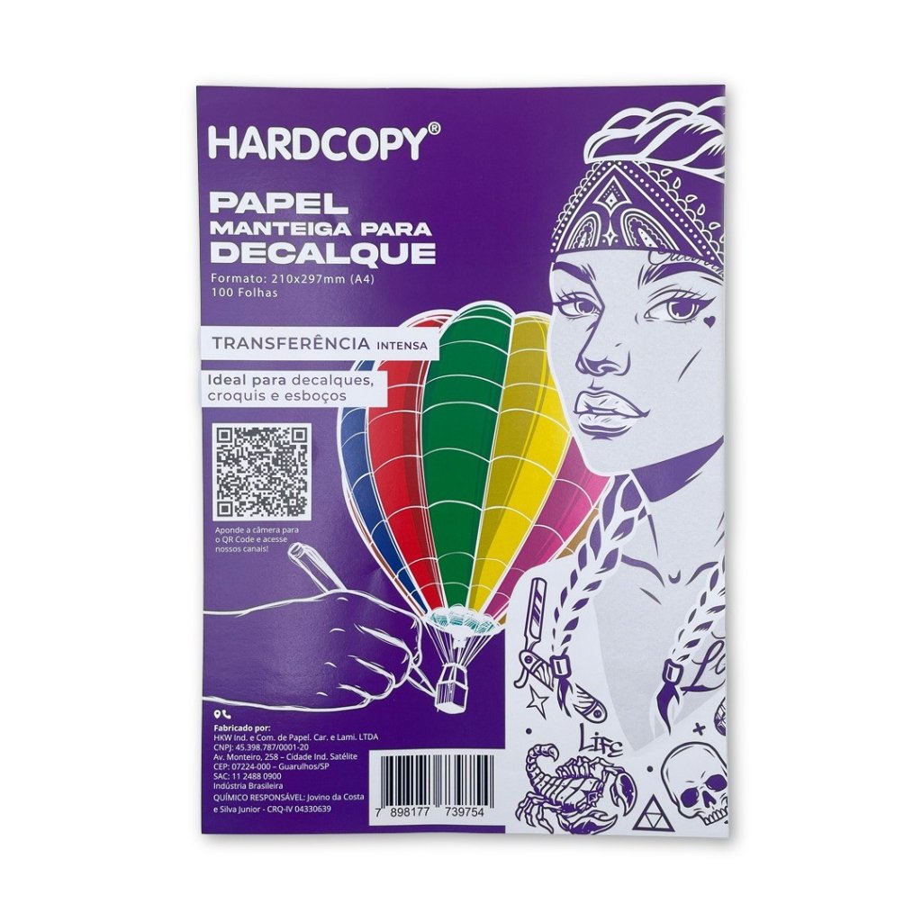 Papel Manteiga HardCopy - 100 fls