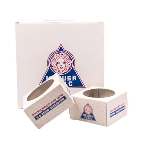 Porta copos Medusa Floc - 50un