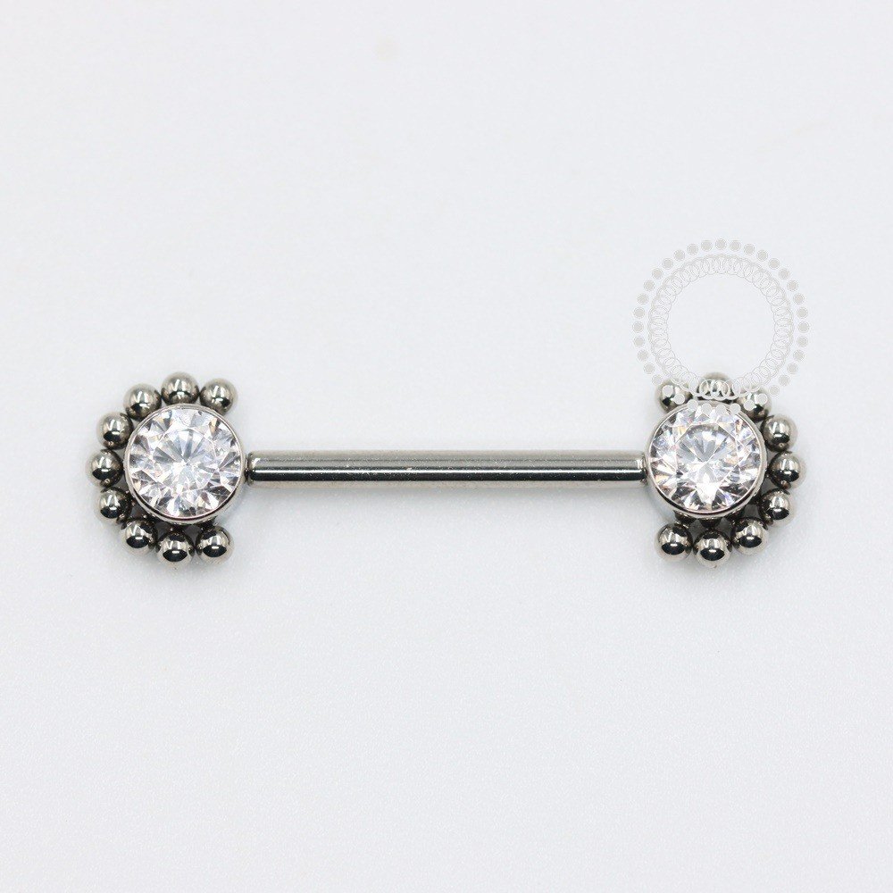 TN40 Nipple Jewelry Indiana Push Pin Titanio 