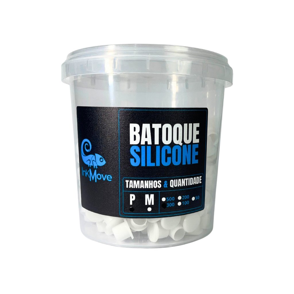 Batoque Ink Move Silicone Branco P
