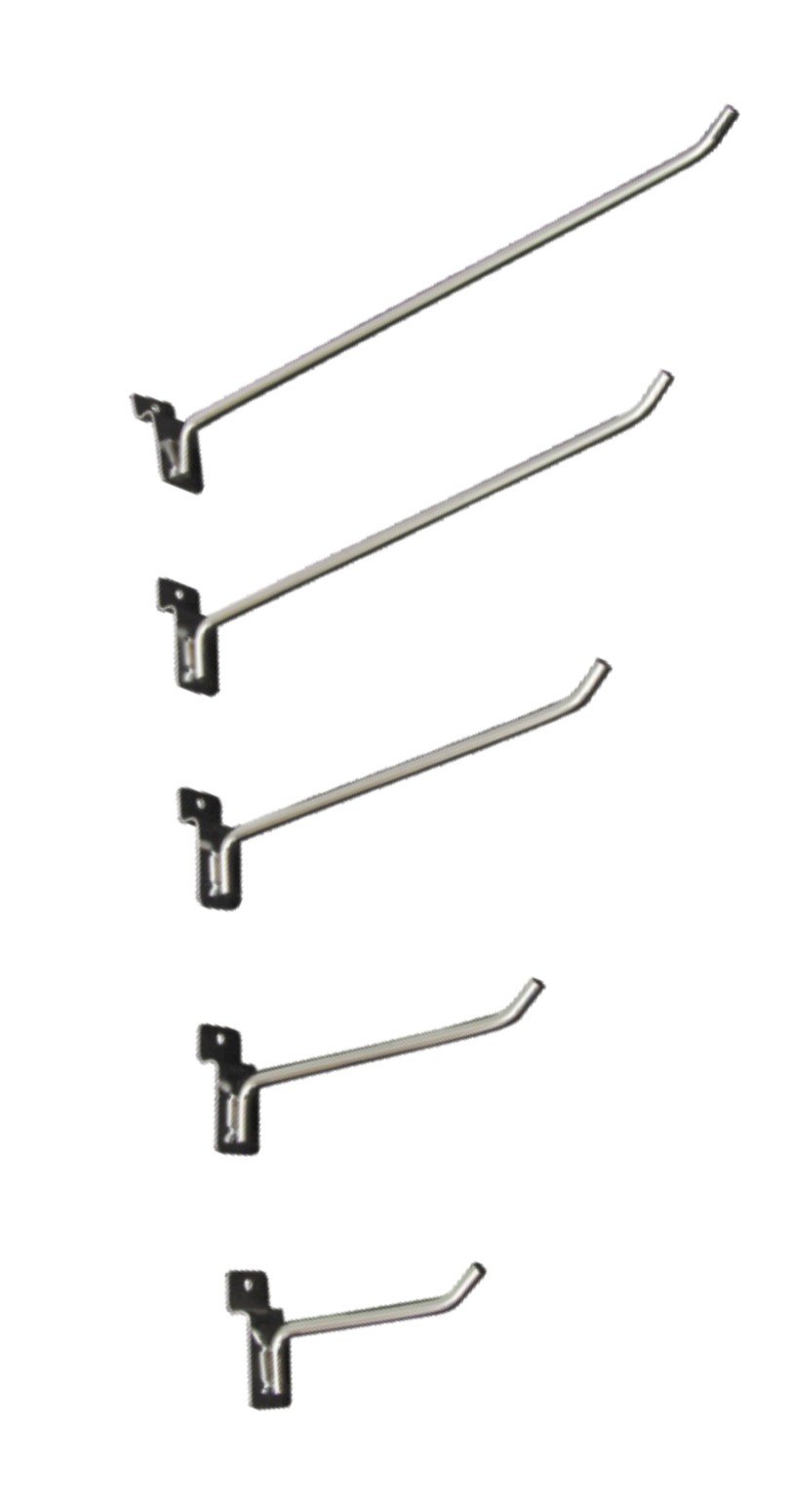 GANCHO PAINEL GROSSO CROMADO 