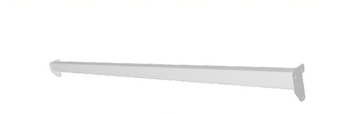 RÉGUA PARA TRILHO CREMALHEIRA BRANCA