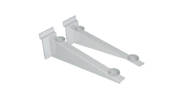 SUPORTE DE VIDRO PARA  CANALETADO UNIDADE  30CM