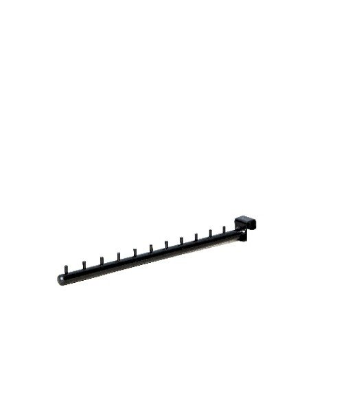 RT PARA RÉGUA 40 CM PRETO FOSCO C/PENTE DE FERRO