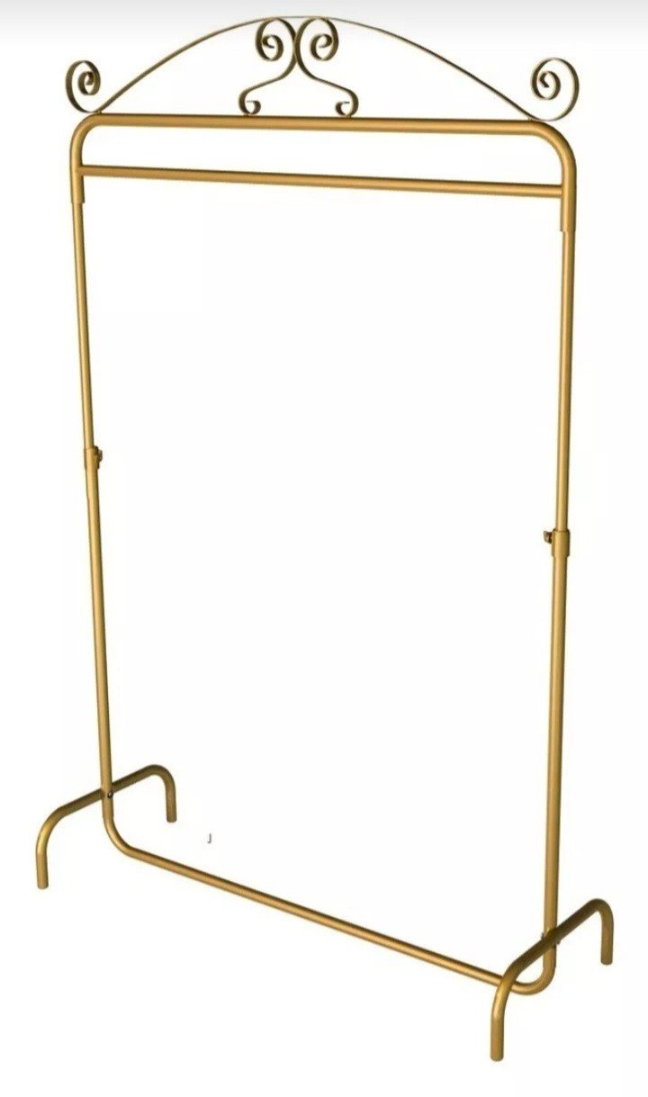 ARARA DESFILE SIMPLES DOURADA COM ARABESCO 