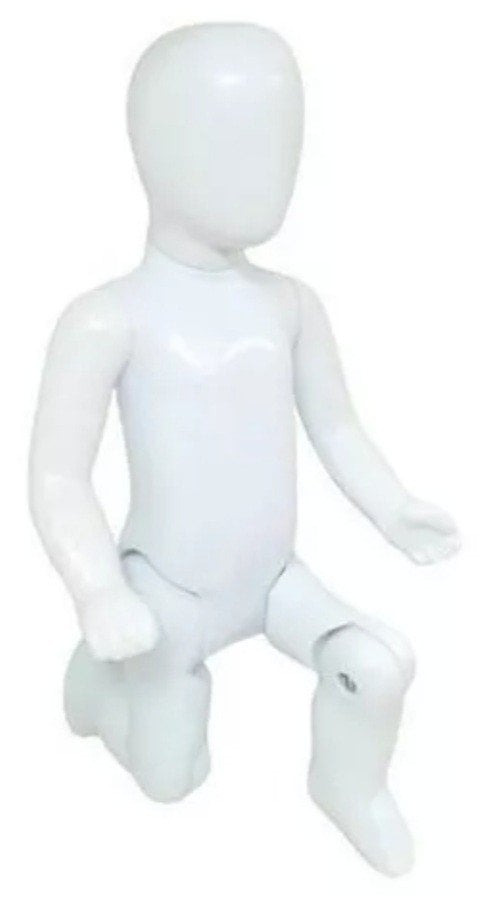 MANEQUIM INFANTIL ARTICULADO BRANCO