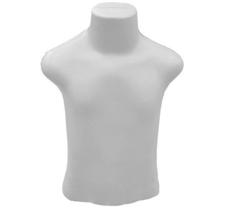 MANEQUIM BUSTO INFANTIL BRANCO 