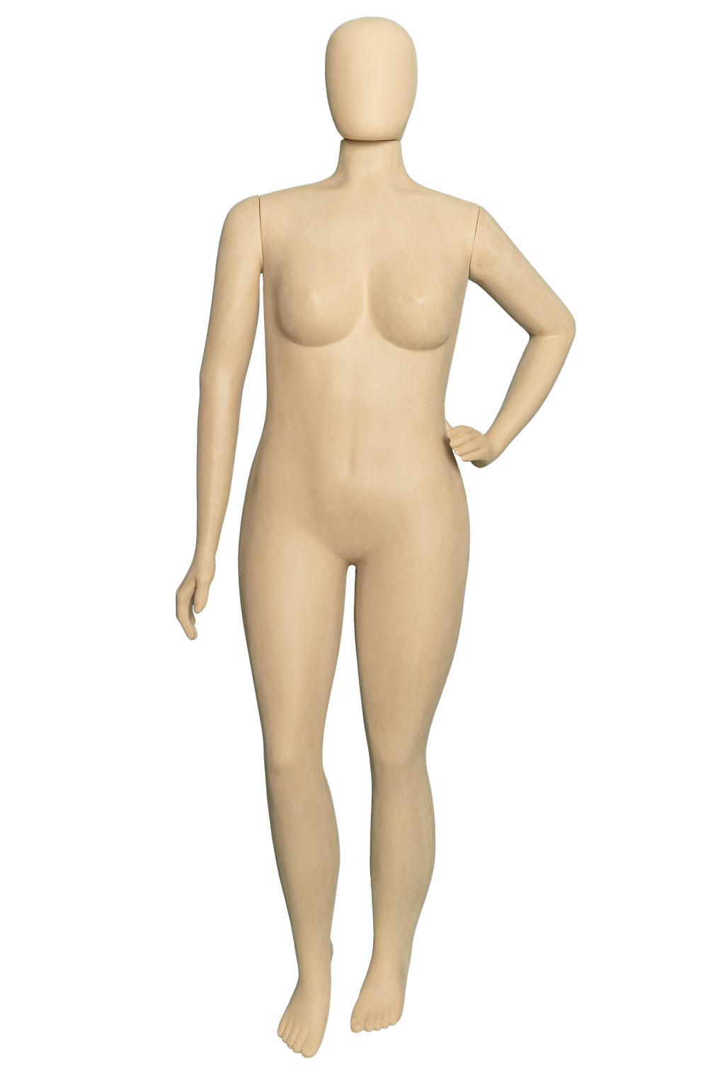 MANEQUIM PLUS VELUDO BEGE 