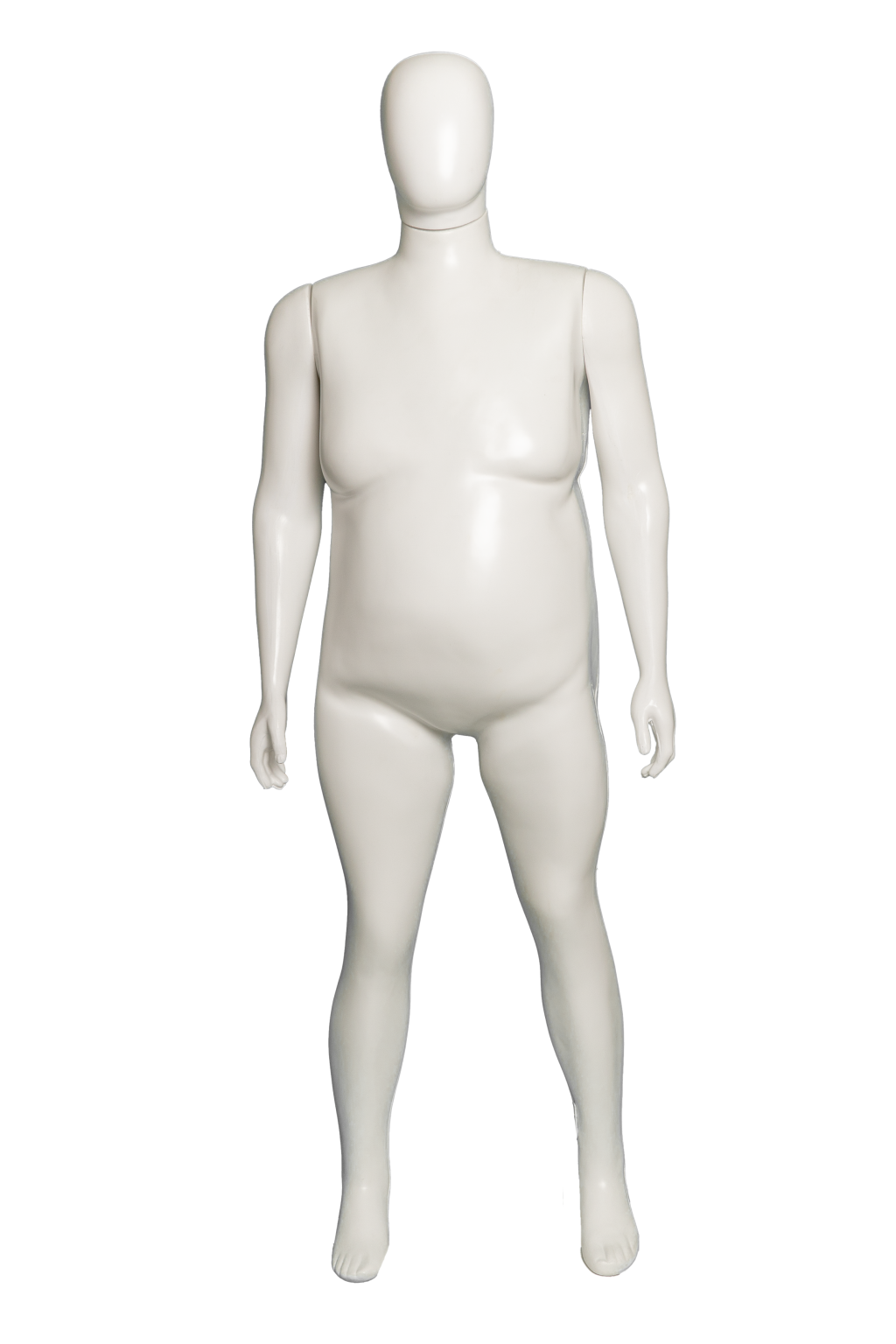 MANEQUIM MASCULINO PLUS MANECÃO BRANCO 