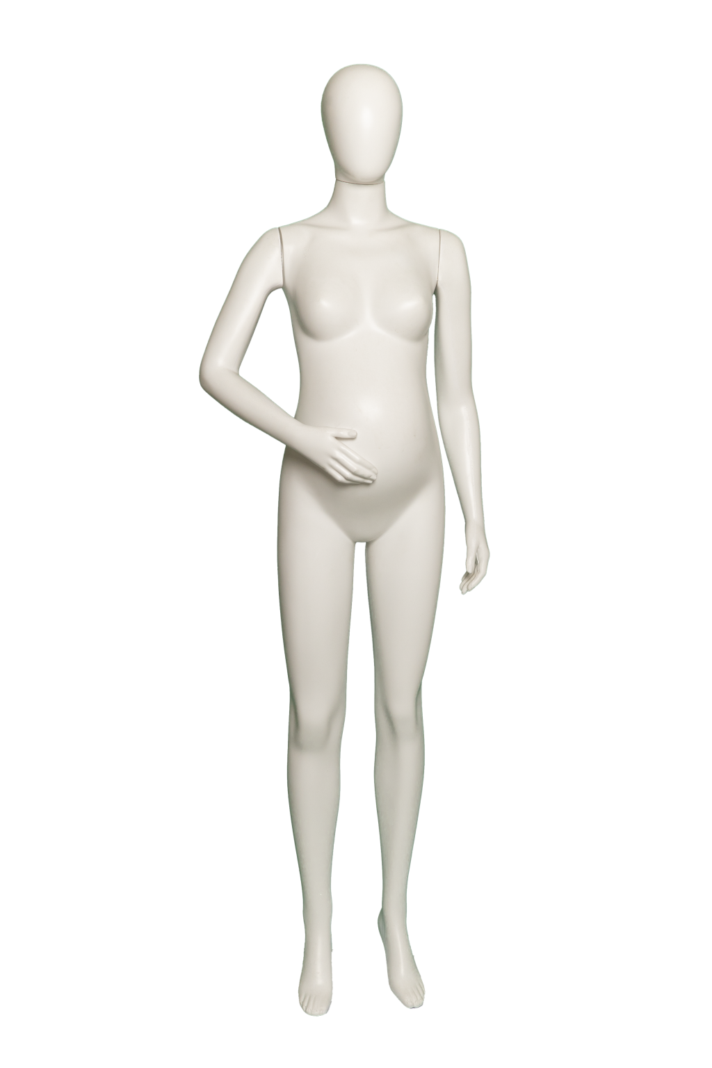 MANEQUIM FEMININA GESTANTE BRANCA 