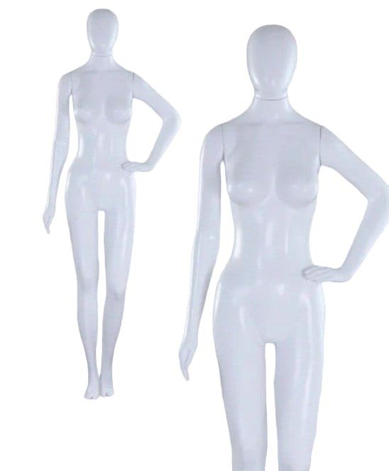 MANEQUIM FEMININA POSE BRANCA