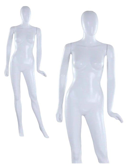 MANEQUIM FEMININA POSE BRANCO 