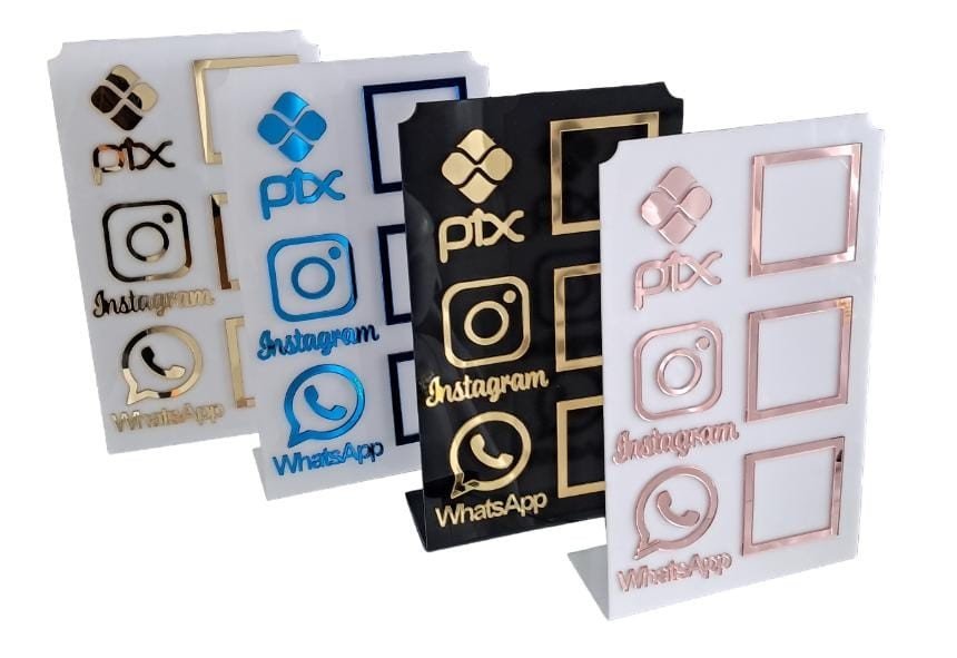 PLACA QR CODE VERTICAL 