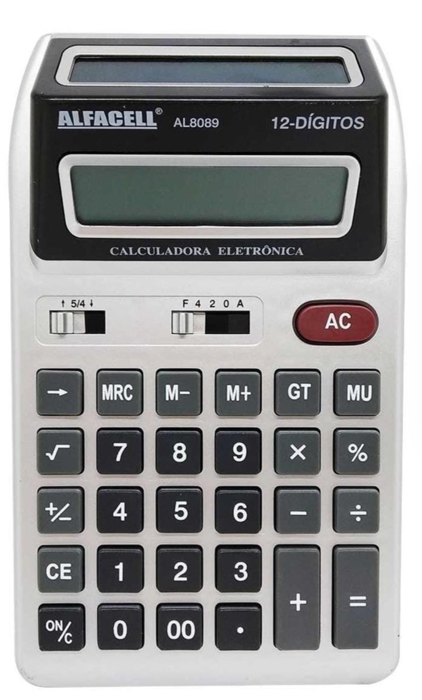 CALCULADORA C/VISOR 