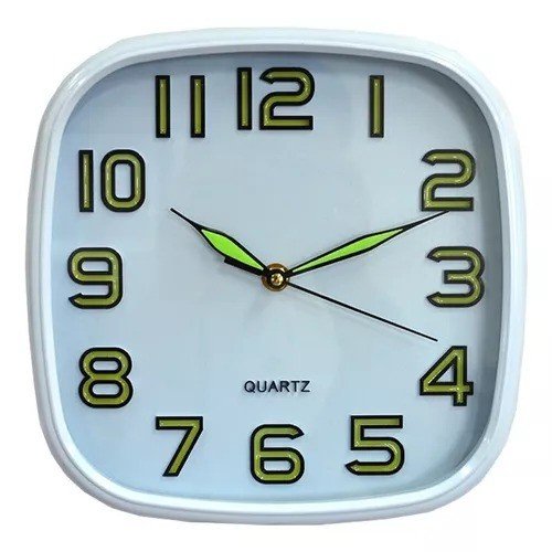 RELÓGIO QUADRADO NEON