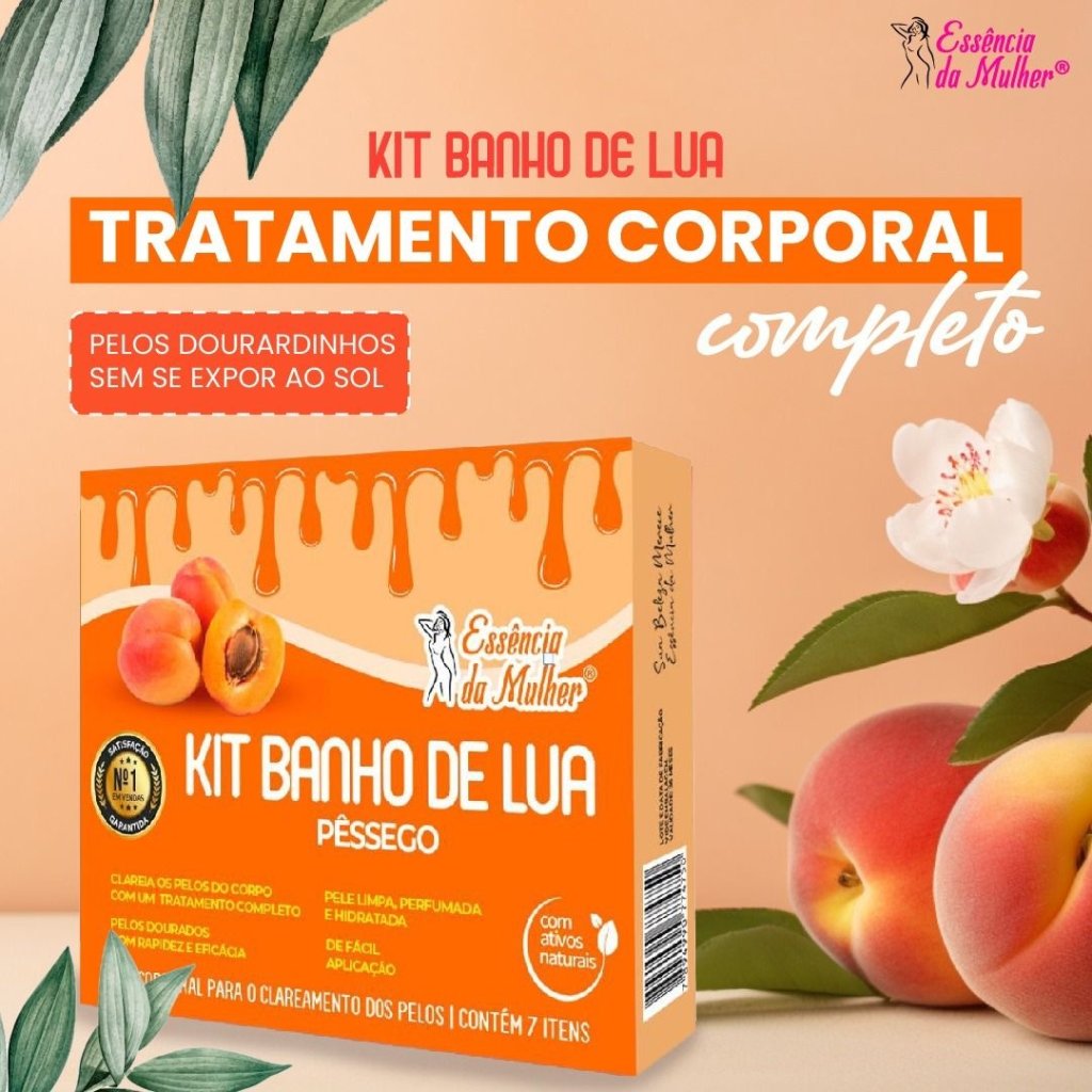 Banho de lua de pêssego 
