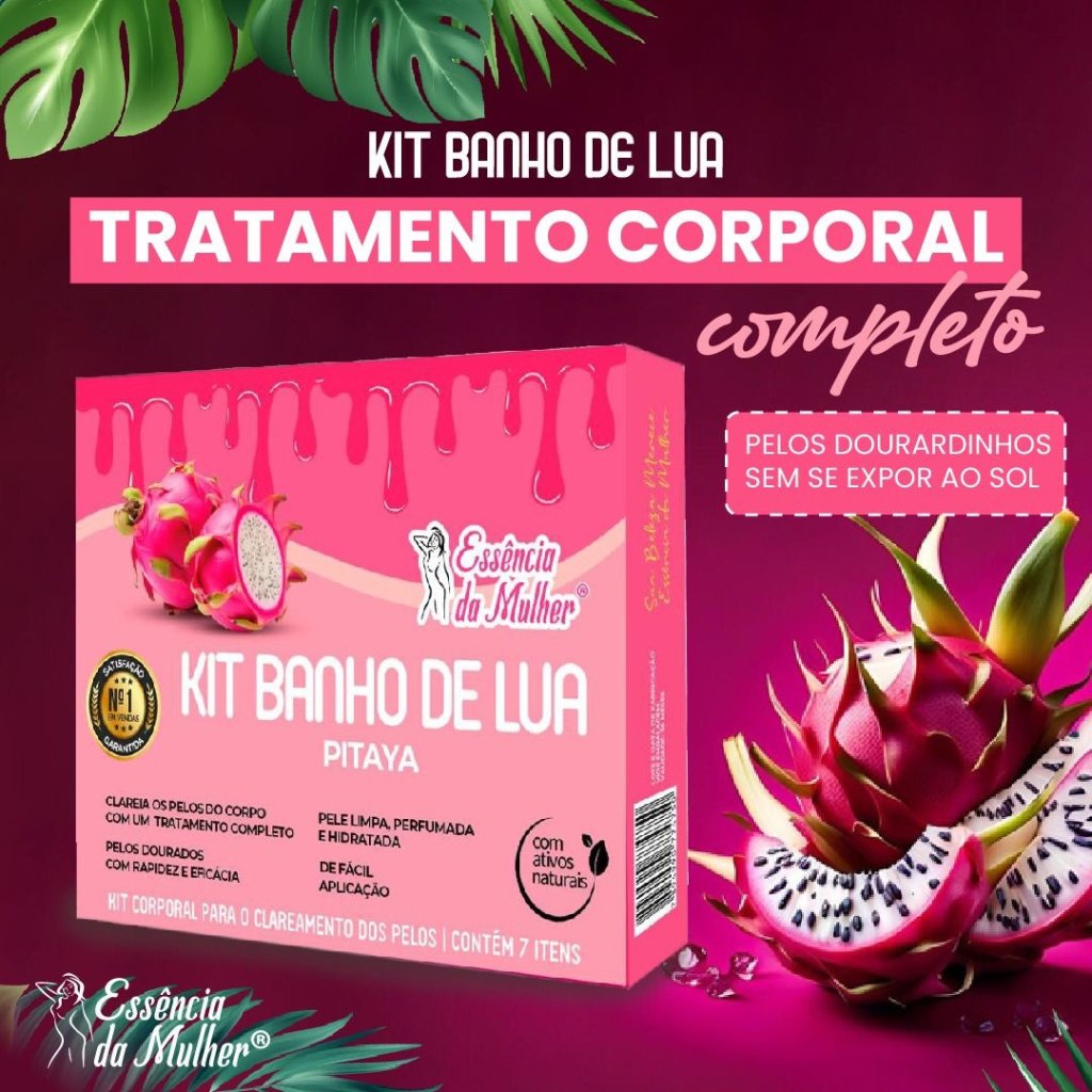 Kit Banho de lua pitaya