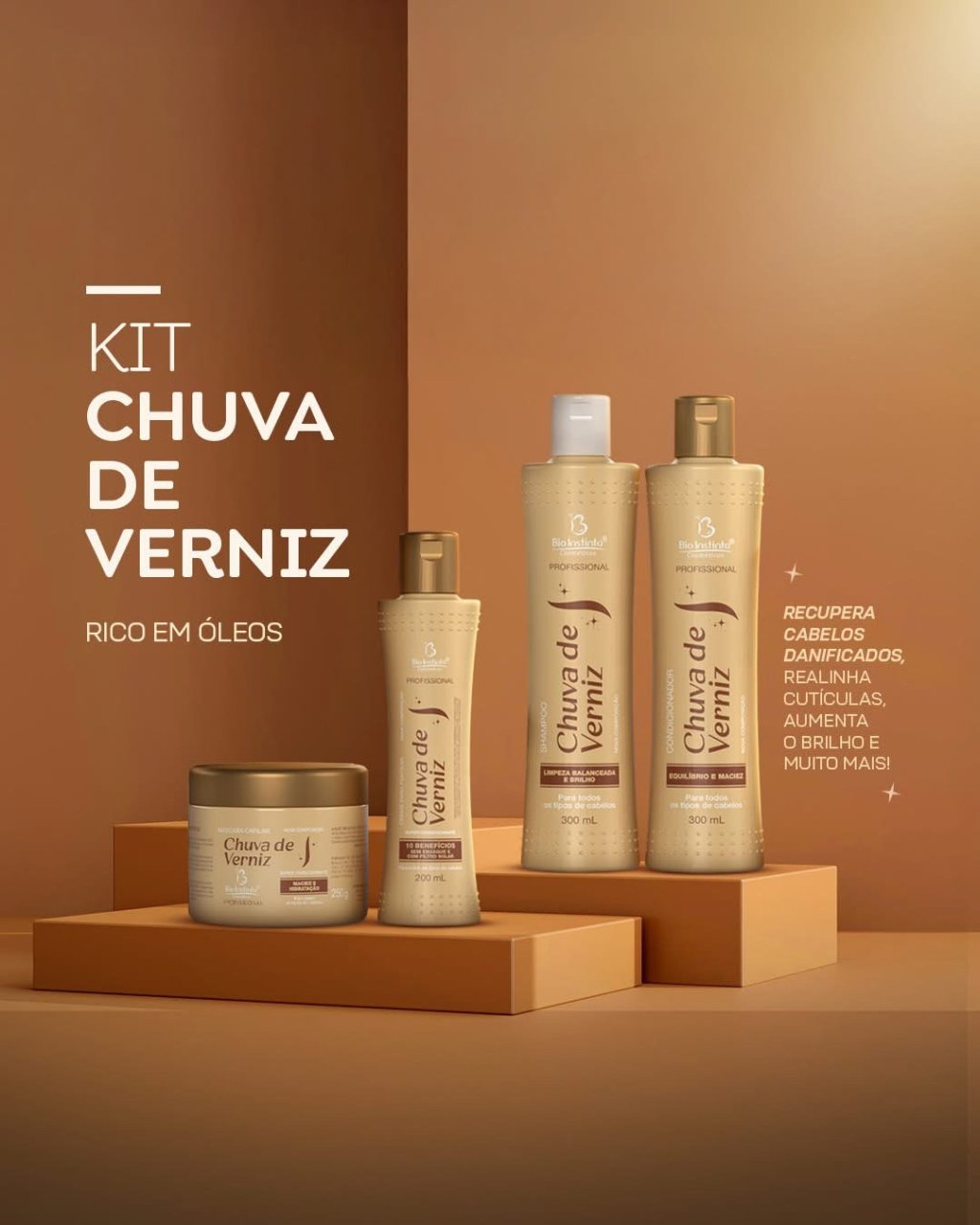 Kit verniz 4pçs