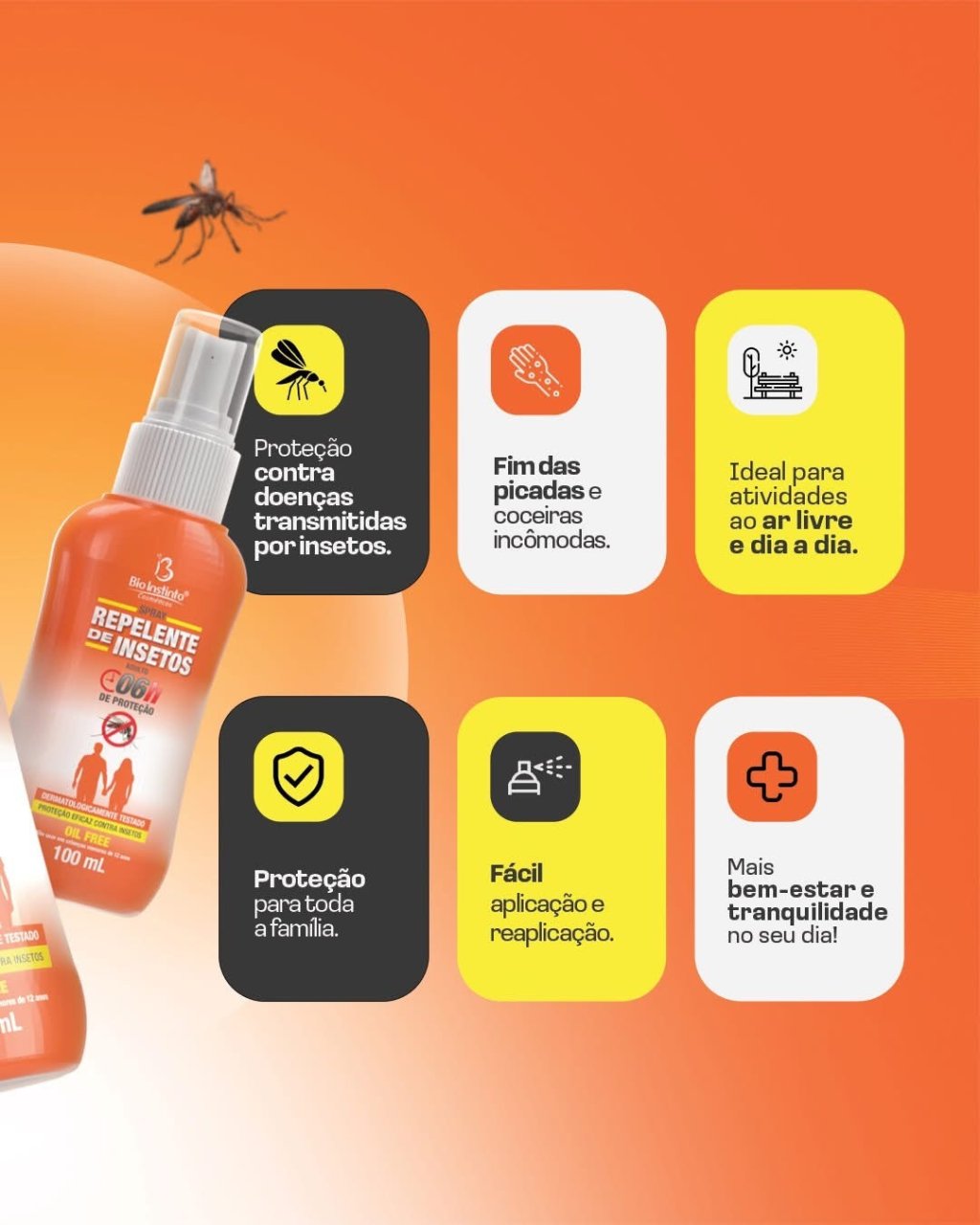 Repelente para insetos 100ml