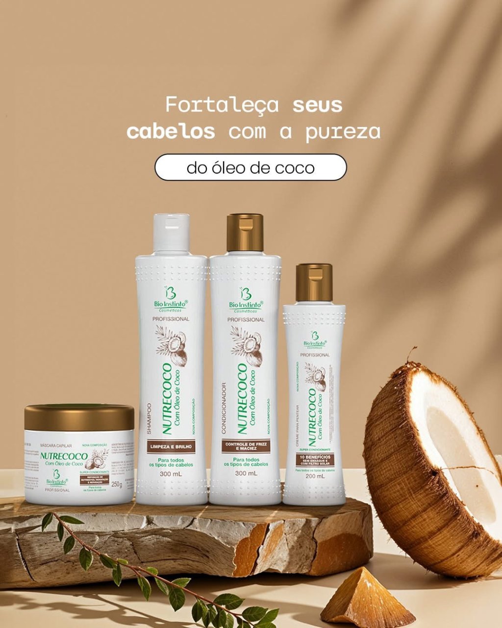 Kit nutrecoco 4pçs
