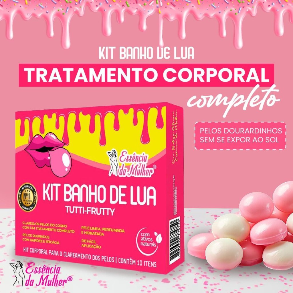 Kit Banho de lua tutti fruti