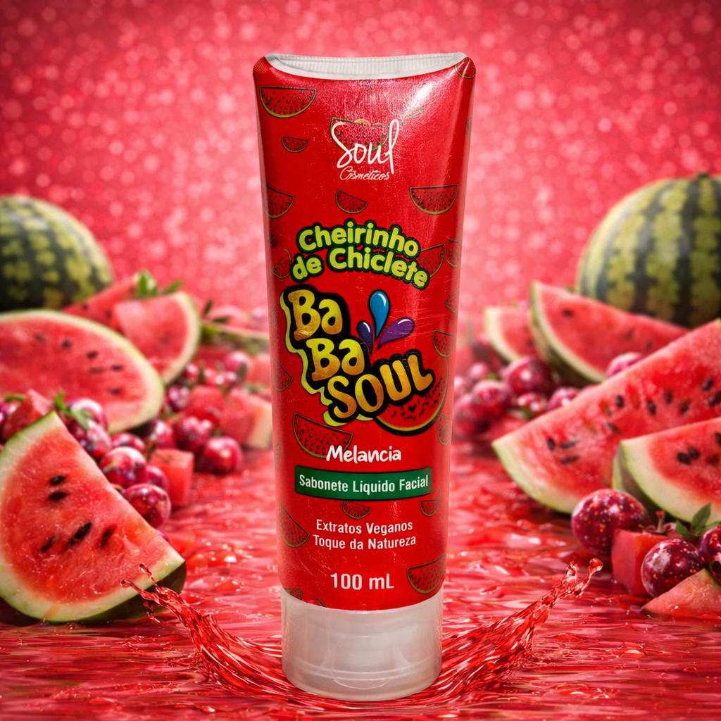 Sabonete facial de melancia