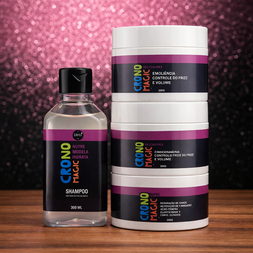 Kit cronograma com shampoo