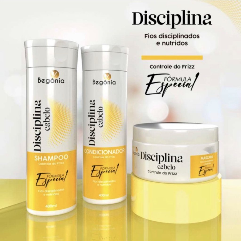 Kit disciplina cabelo