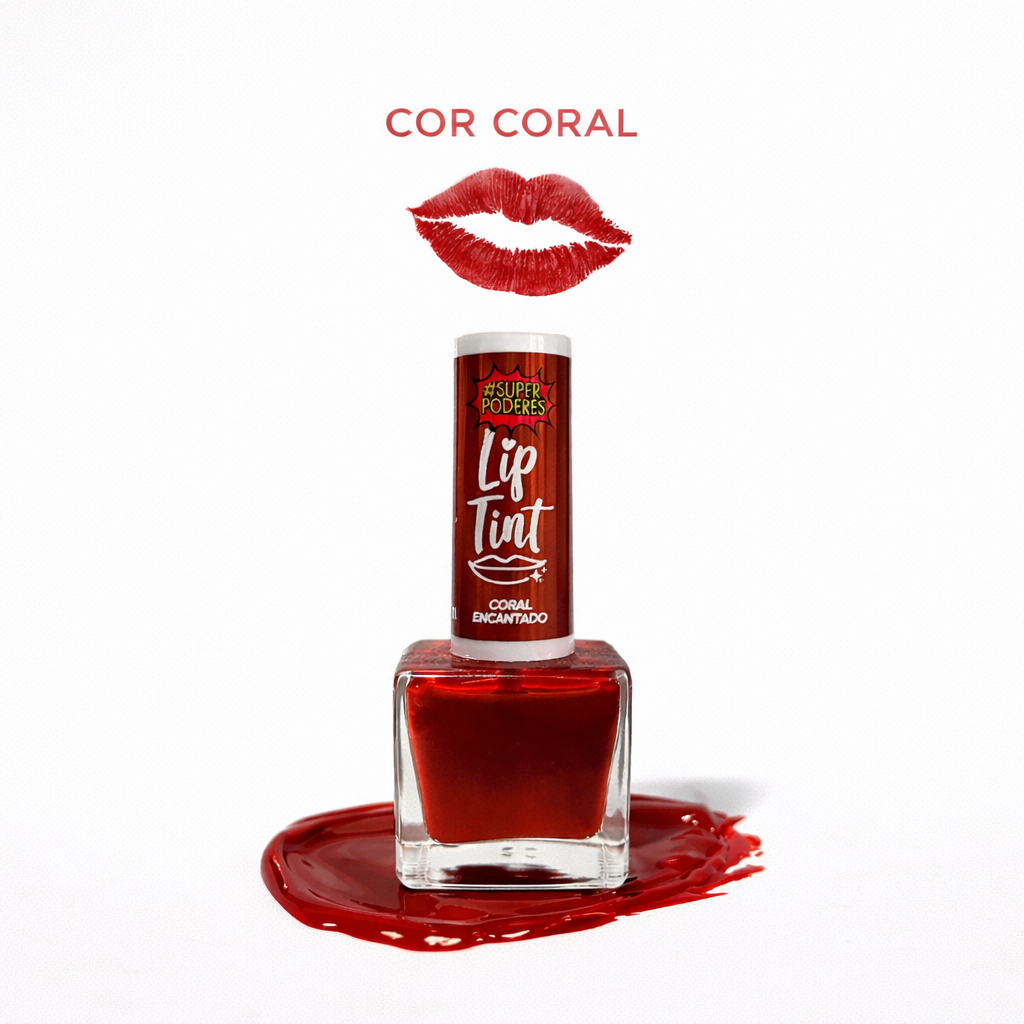 Lip tint cor coral