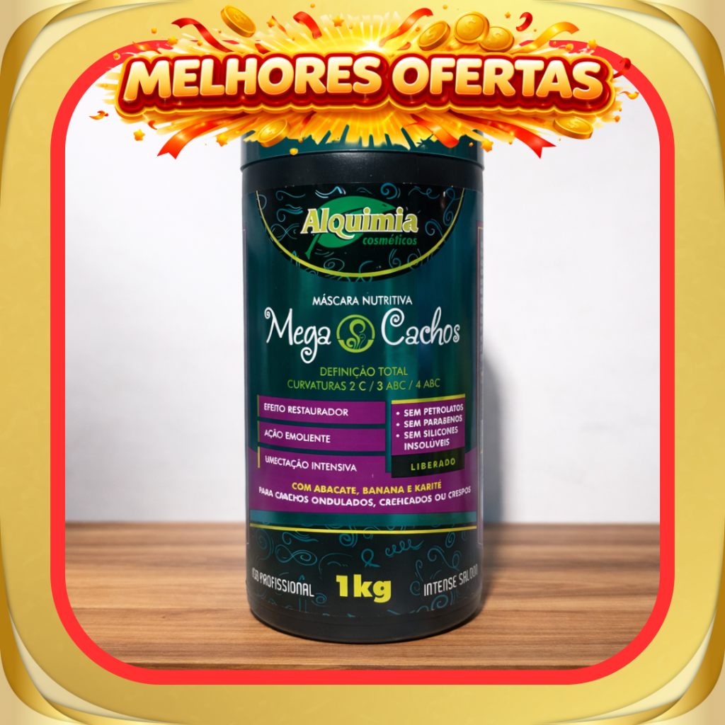 Máscara mega cachos 1kg