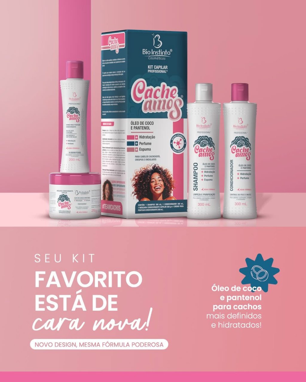 Kit cacheamos 4pçs