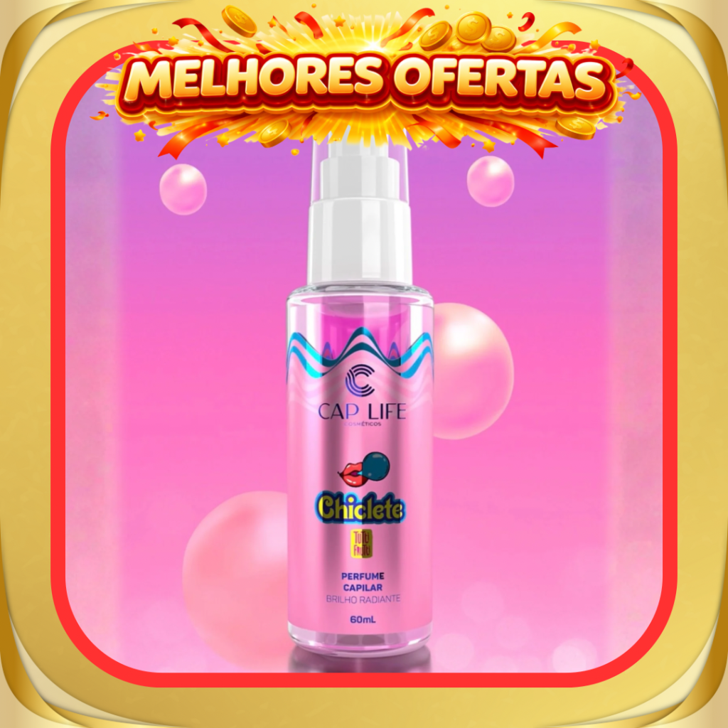 Perfume capilar chiclete 
