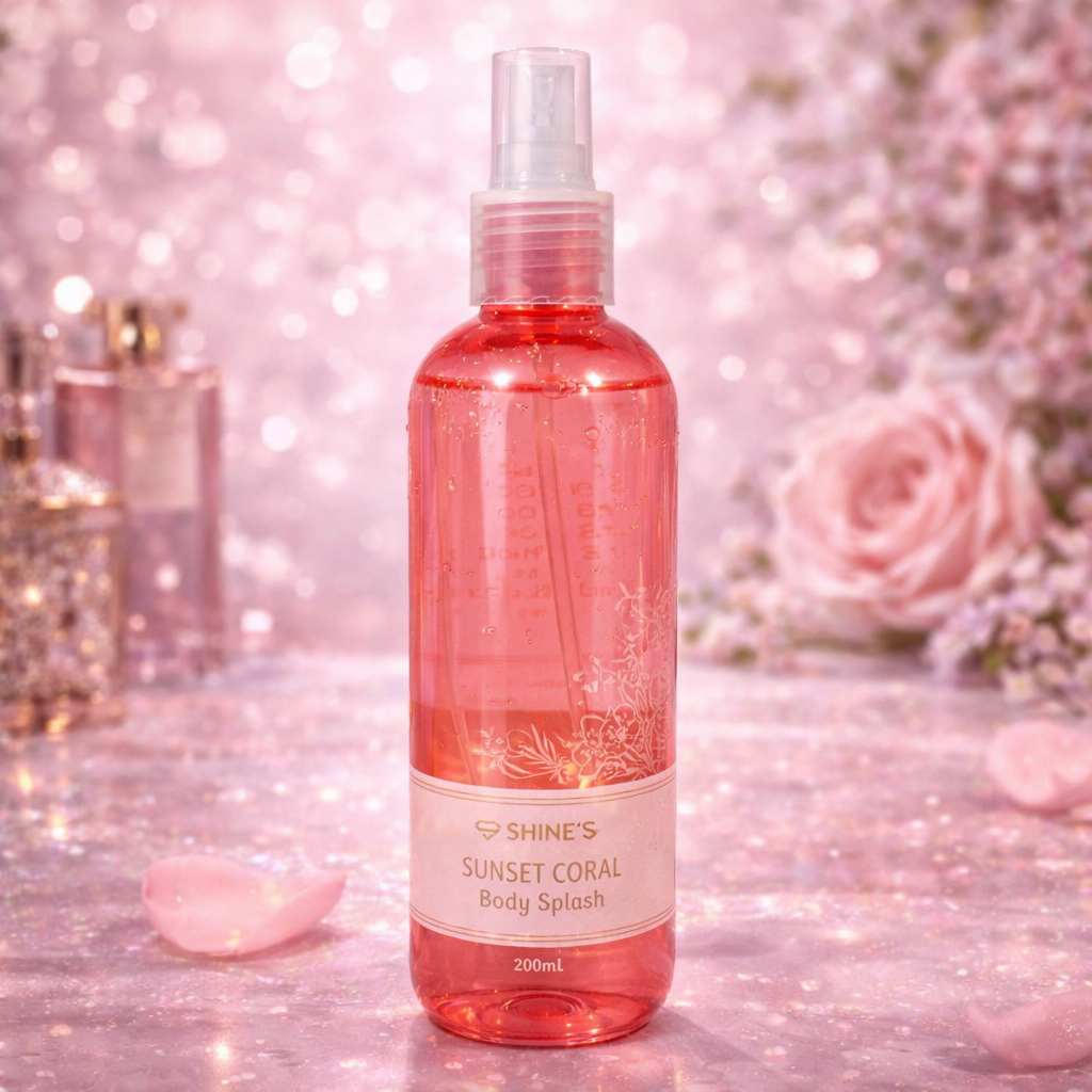 Body splash sunset coral