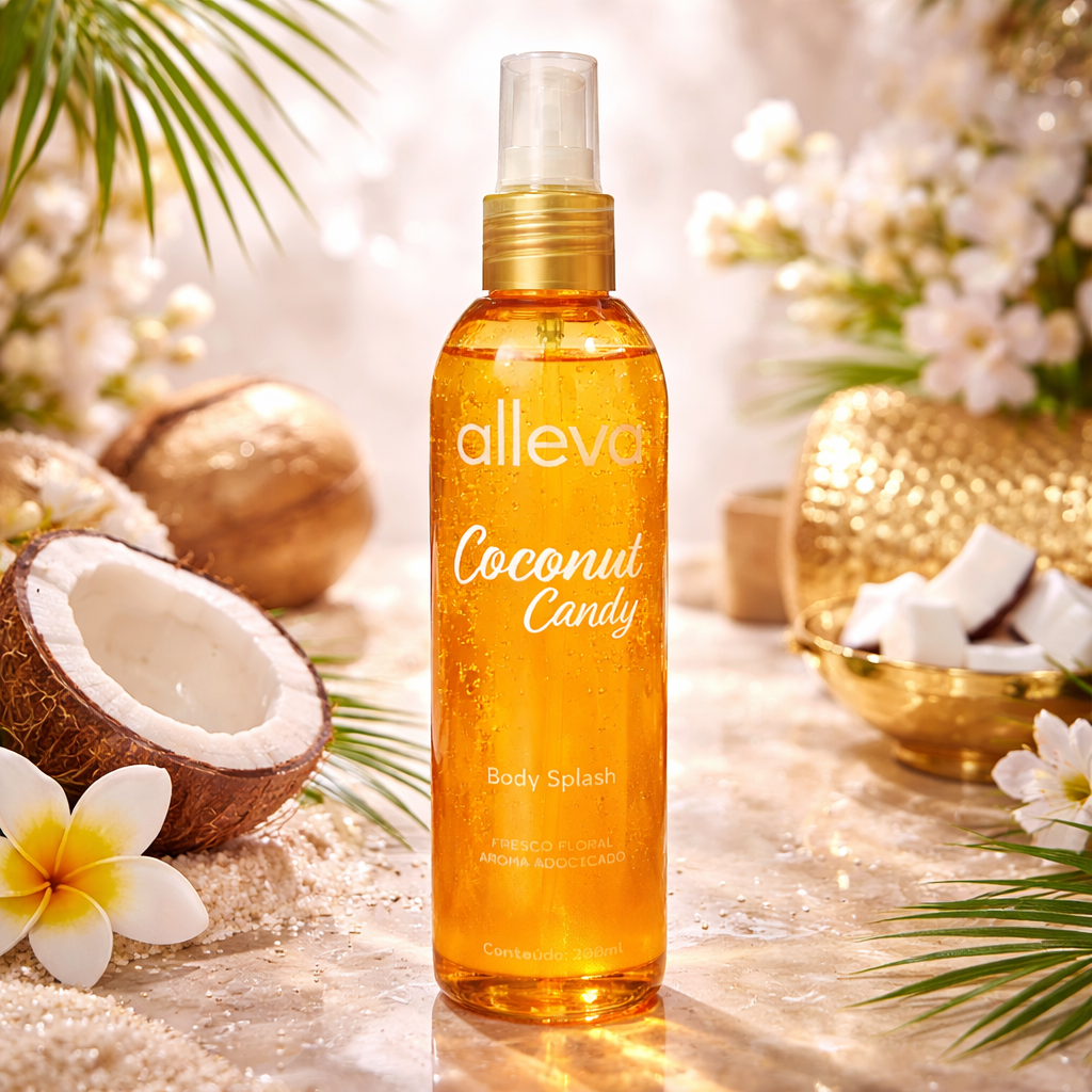 Body splash coconut candy