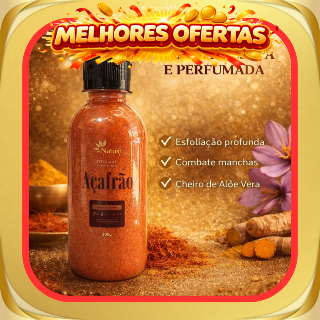 Esfoliante de açafrão 