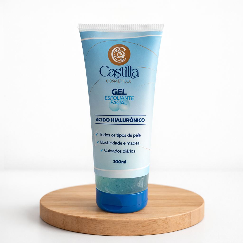 Gel esfoliante facial