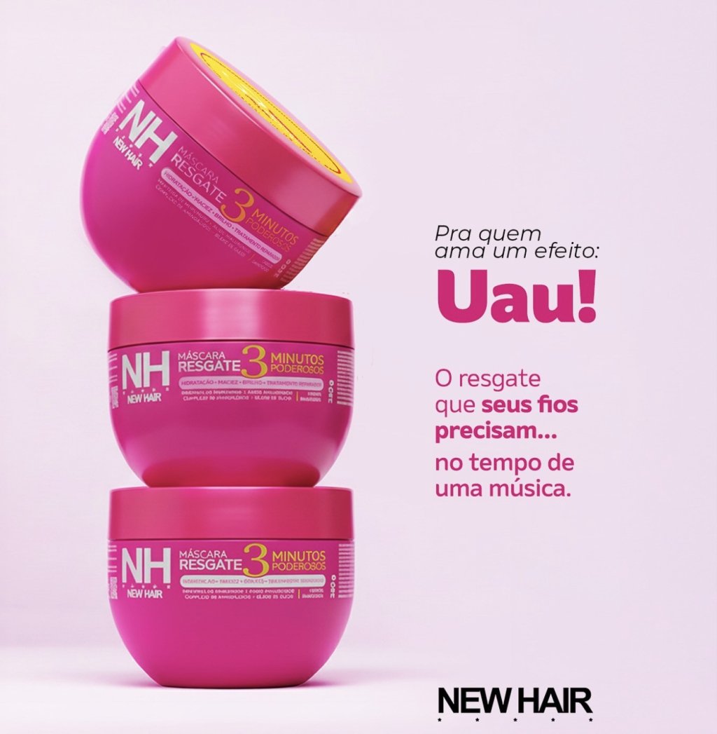 Máscara resgate NH new hair 