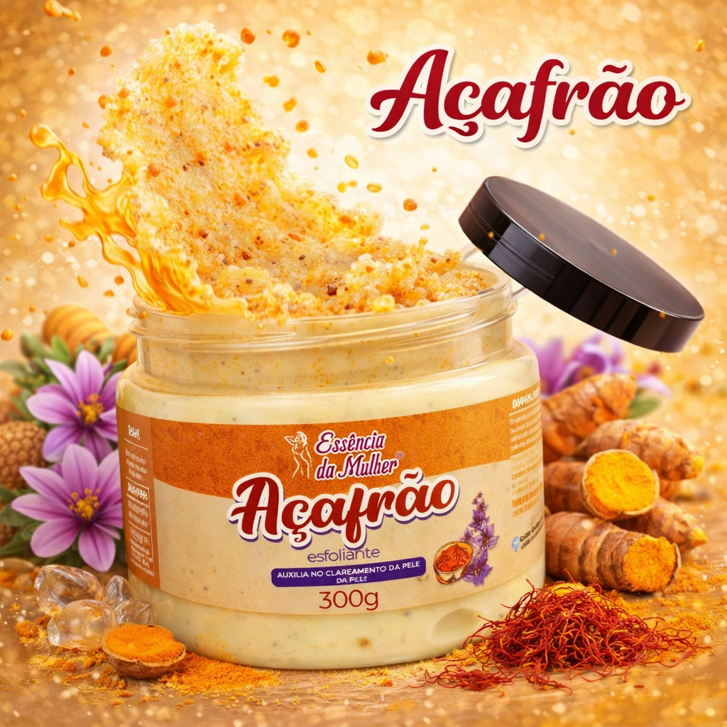 Esfoliante de açafrão 