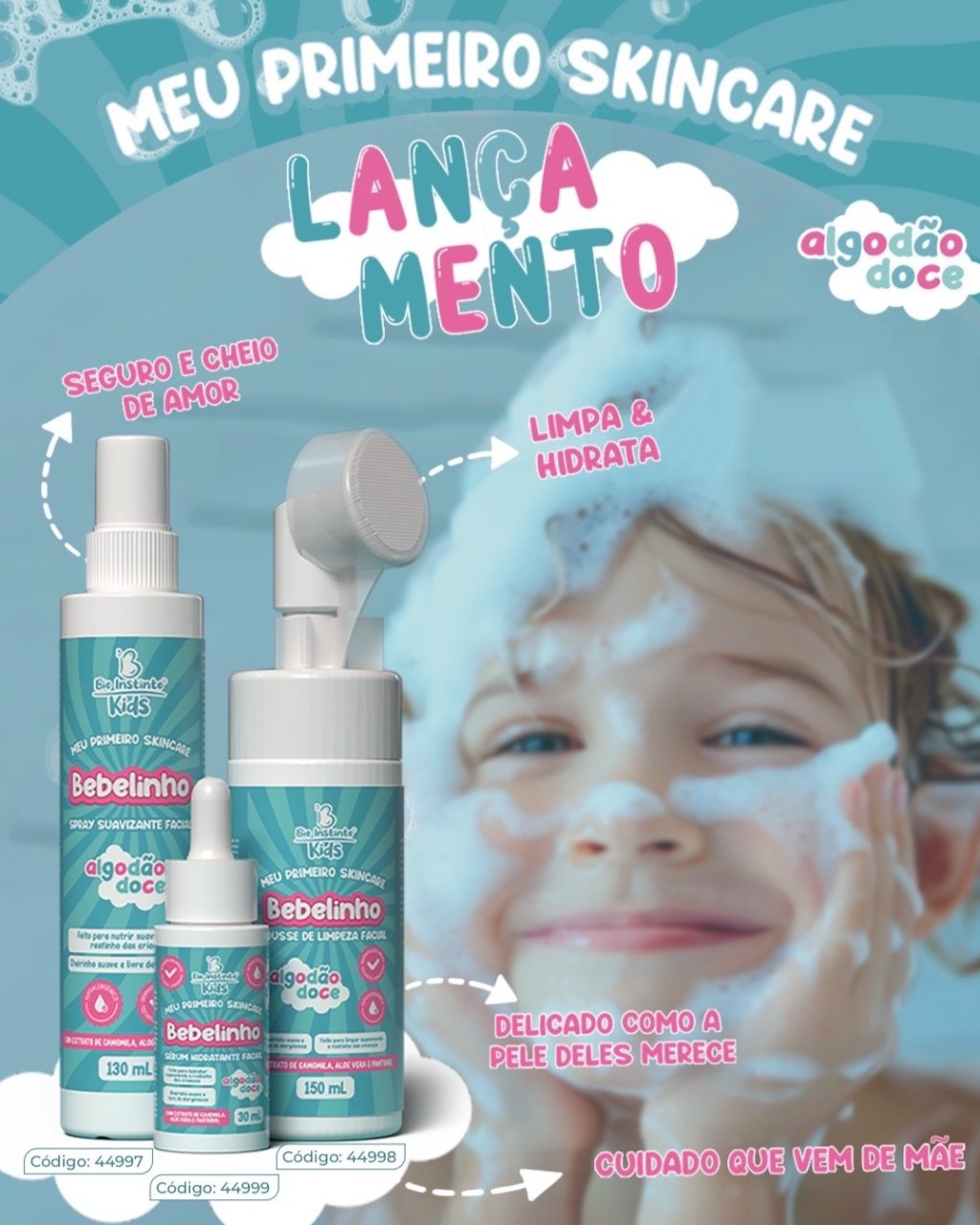Kit skin care infantil 