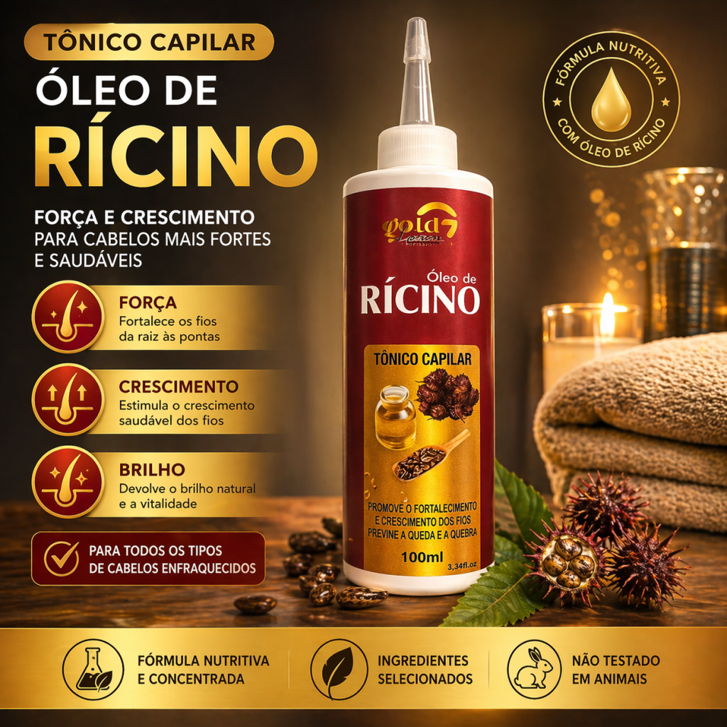 Tônico capilar de rícino 